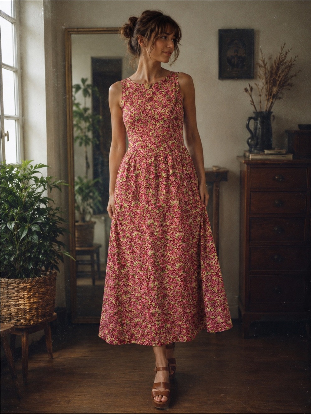 Vintage 90’s! APRIL CORNELL cottage prairie dress!